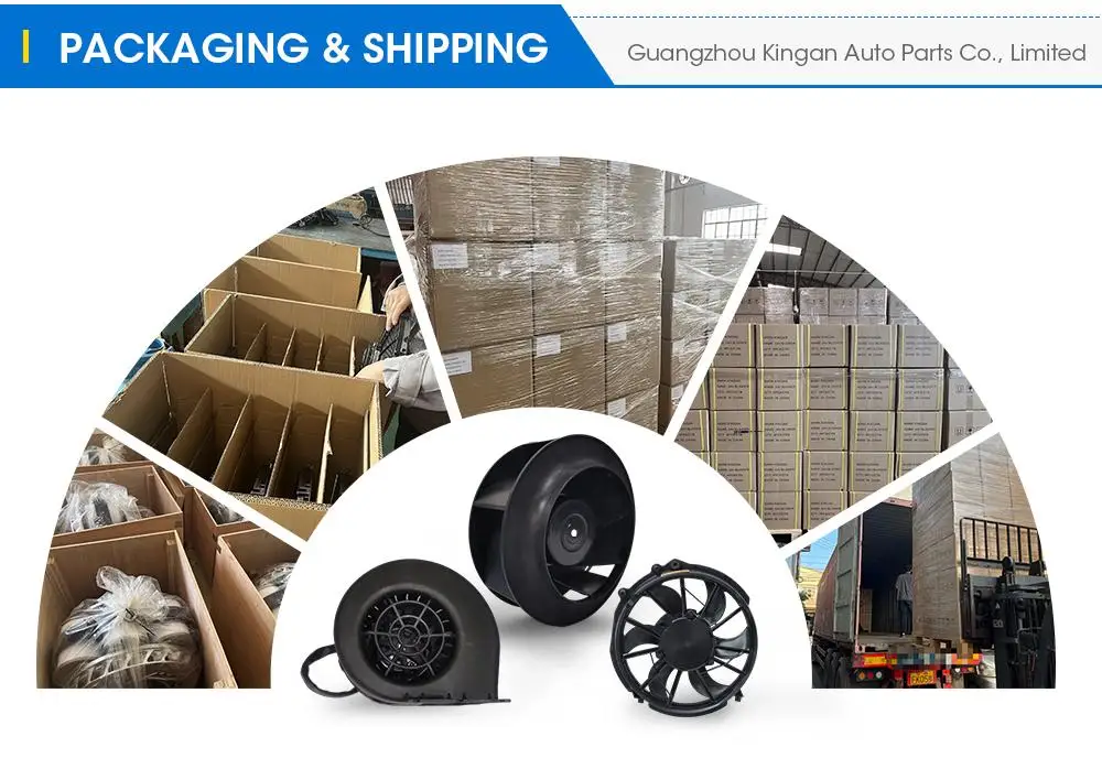 16 Inch DC 12v 24v Refrigerator Truck Condenser Fan Axial Fan for Radiator System air Cool
