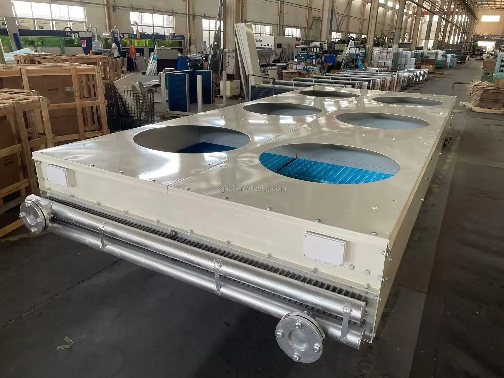 JINHAO Refrigeration Equipment Custom Durable Industrial Dry Cooler for Refrigeration Plan