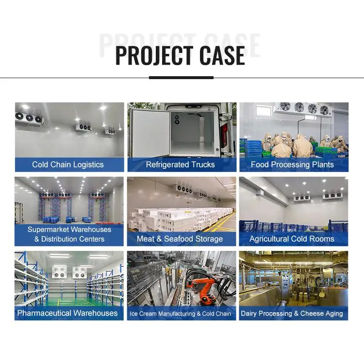 JINHAO Refrigeration Equipment Custom Durable Industrial Dry Cooler for Refrigeration Plan