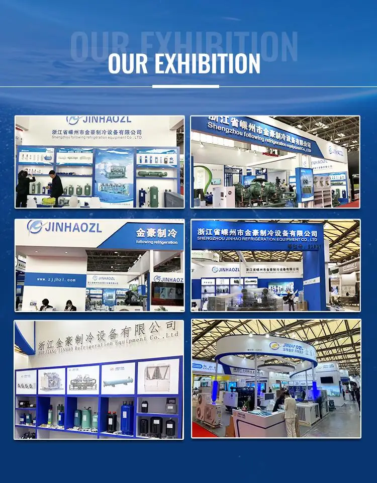 JINHAO Refrigeration Equipment Custom Durable Industrial Dry Cooler for Refrigeration Plan