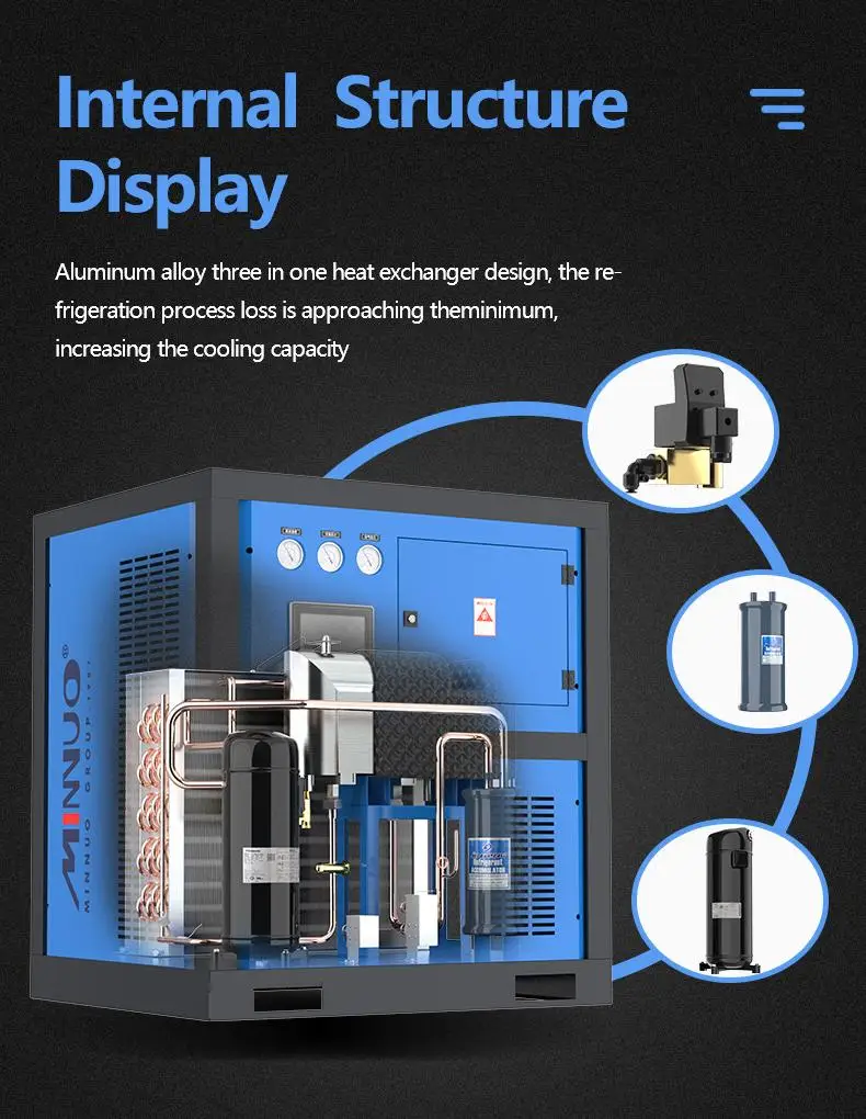 Factory Direct Price air Dryer Cooler R134a with air Compressor for Sale