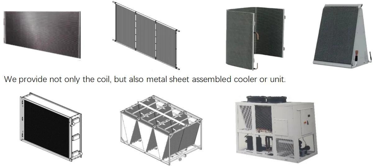 OEM Custom Standard Industrial Immersion Cooling Dry Cooler kw Mining Water Glycol