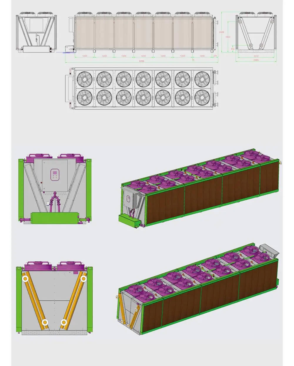 High Quality Hot Sale Advanced System Best Choice Cooling System Refrigeration Air Cooled 