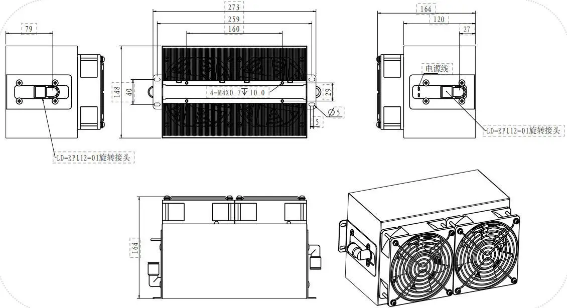 Industrial Water Thermal Electrical Cooler Huajing Air &amp; Liquid-Cooled Thermoelectric 
