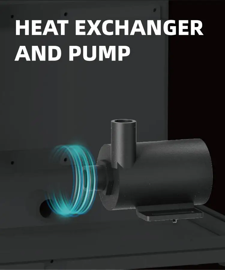 Noiseless Running Dielectric Fluid Smart Remote Monitoring Dry Cooler Liquid Immersion Coo