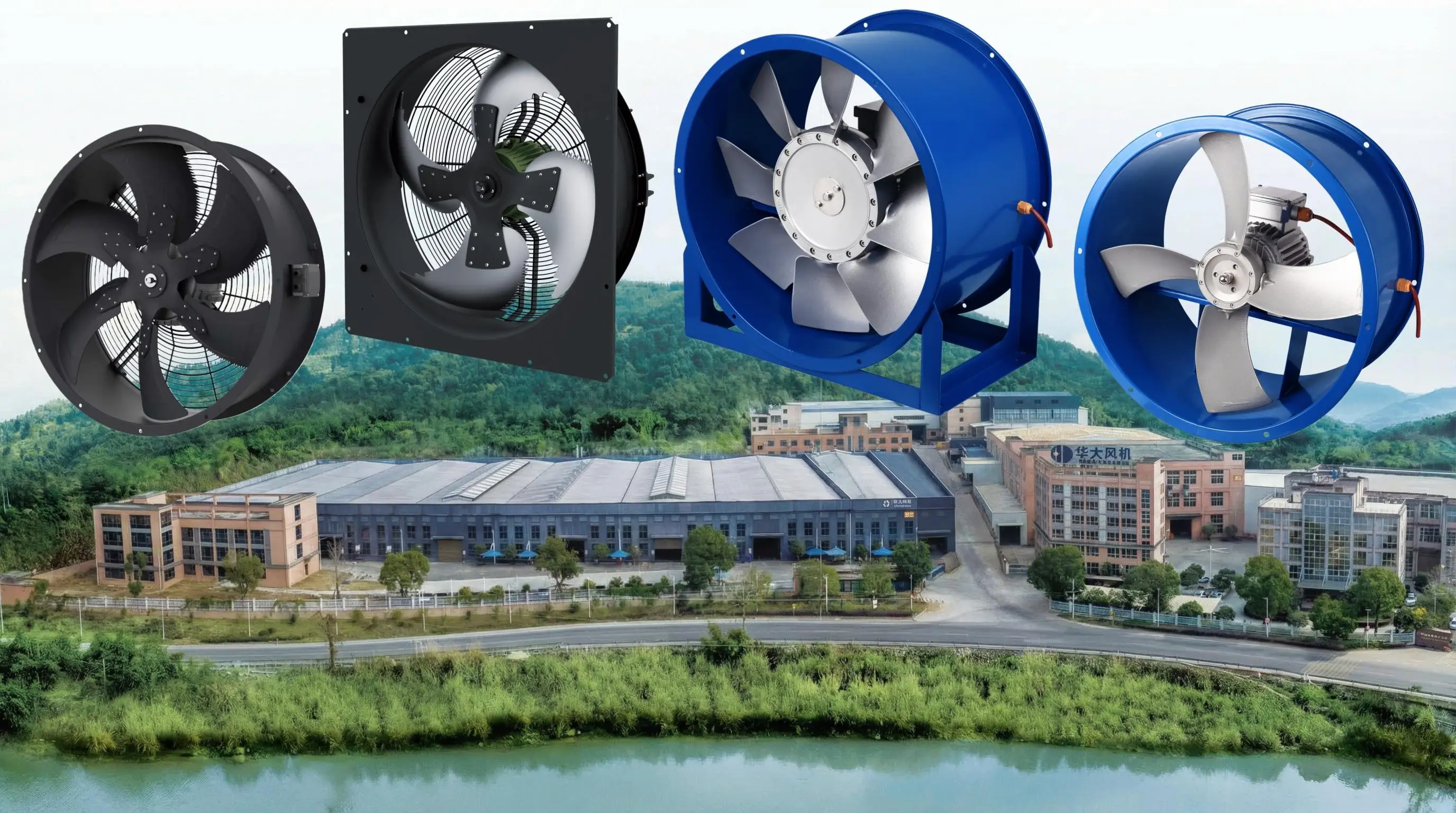 Factory Price High Temperature High Humidity Resistant Axial Fan Used for Fruit Grain Dryi
