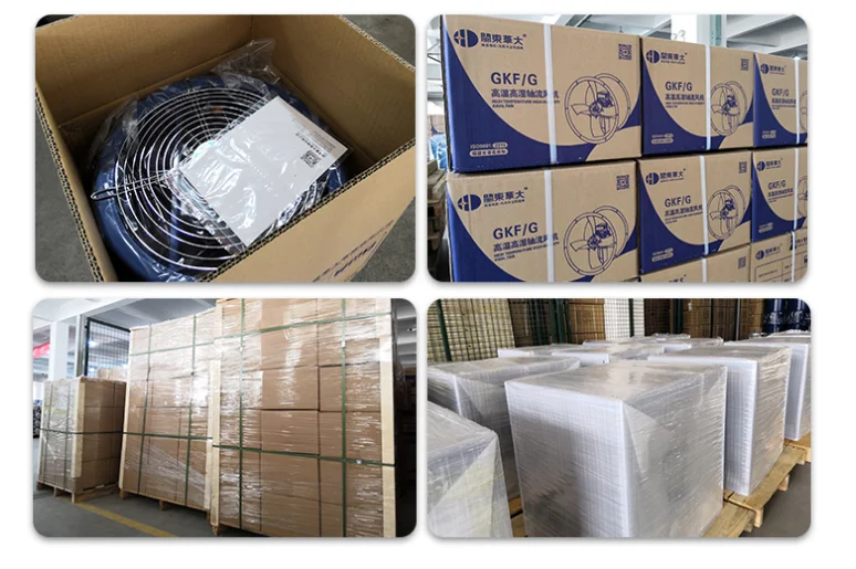 Factory Price High Temperature High Humidity Resistant Axial Fan Used for Fruit Grain Dryi