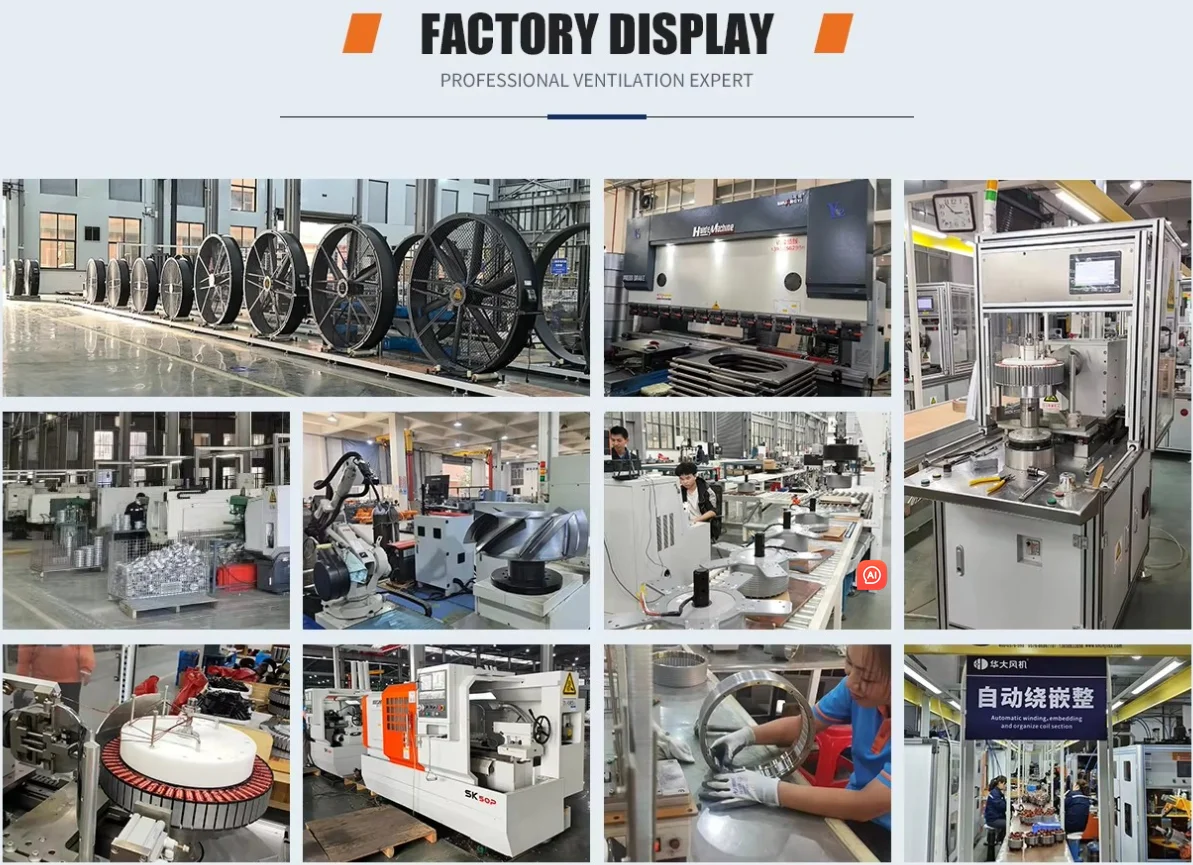 Factory Price High Temperature High Humidity Resistant Axial Fan Used for Fruit Grain Dryi