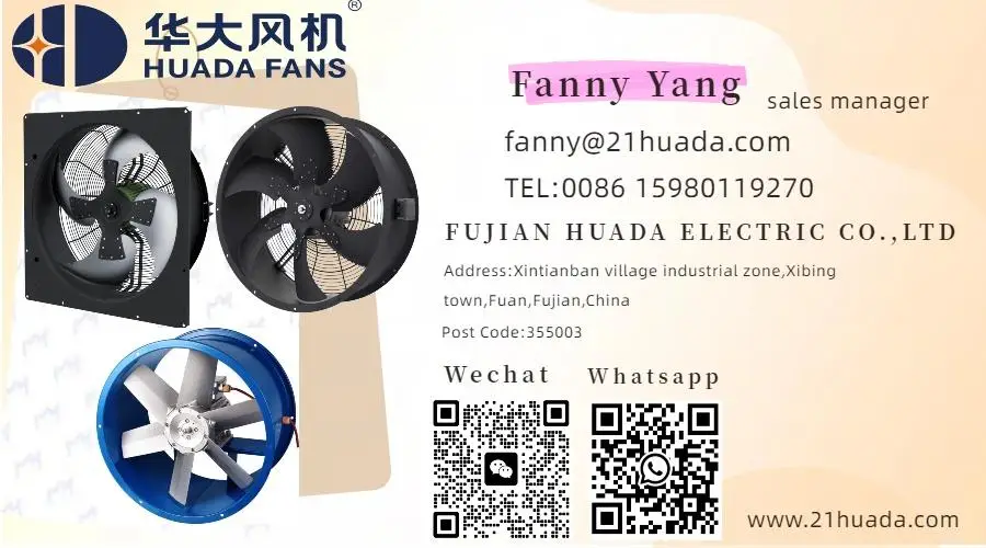 Factory Price High Temperature High Humidity Resistant Axial Fan Used for Fruit Grain Dryi