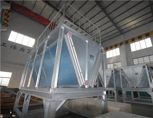Industrial Dry Air Fan Cooler Closed Loop Cooling System Air Cooled Heat Exchanger