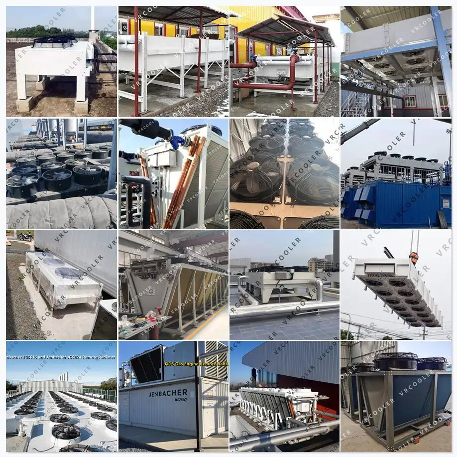 Industrial Dry Air Fan Cooler Closed Loop Cooling System Air Cooled Heat Exchanger