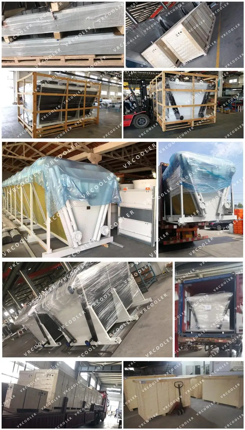 Industrial Dry Air Fan Cooler Closed Loop Cooling System Air Cooled Heat Exchanger