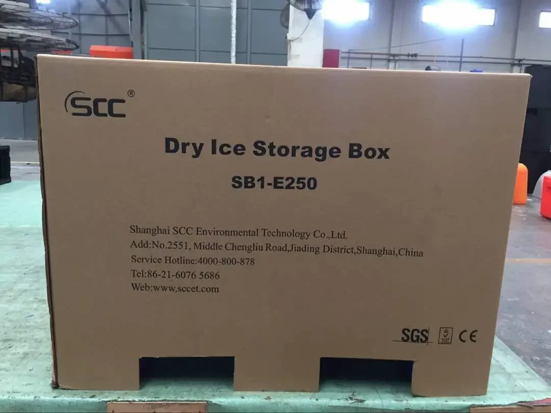 SCC 240L Heavy Duty Insulated Dry Ice Cooler Box With Sealing and Wheels