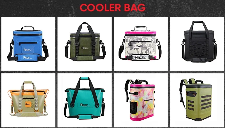 Dry Bag Cooler Custom Soft BagTote Collapsible With Side Pocket for Grocery 20 Cans Pool B