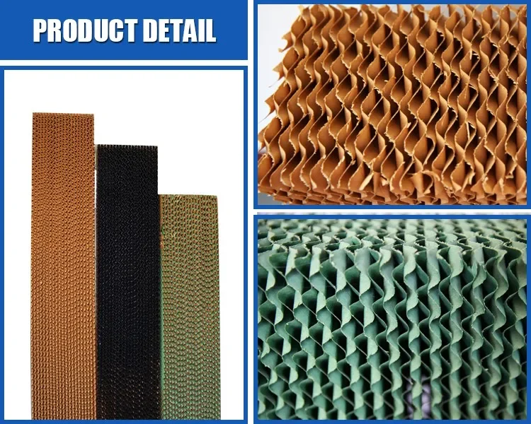 Evaporative Cooling Pad Kraft Paper Cooling Pad Water air Cooler Evaporative Cooling Pad f
