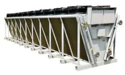 Industrial Efficient Immersion Dry Cooler Copper Tube Aluminum Fin Heat Exchanger for Data