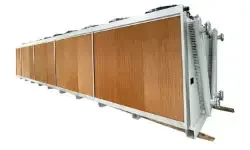 Industrial Efficient Immersion Dry Cooler Copper Tube Aluminum Fin Heat Exchanger for Data