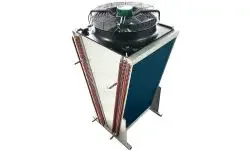 Industrial Efficient Immersion Dry Cooler Copper Tube Aluminum Fin Heat Exchanger for Data