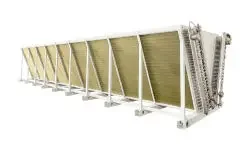 Industrial Efficient Immersion Dry Cooler Copper Tube Aluminum Fin Heat Exchanger for Data