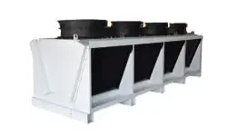 Industrial Efficient Immersion Dry Cooler Copper Tube Aluminum Fin Heat Exchanger for Data