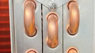 Industrial Efficient Immersion Dry Cooler Copper Tube Aluminum Fin Heat Exchanger for Data