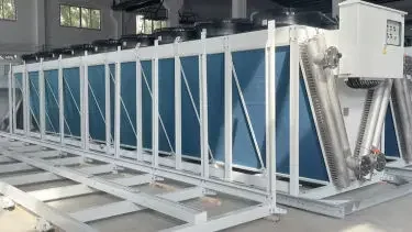Industrial Efficient Immersion Dry Cooler Copper Tube Aluminum Fin Heat Exchanger for Data