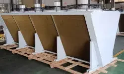 Industrial Efficient Immersion Dry Cooler Copper Tube Aluminum Fin Heat Exchanger for Data