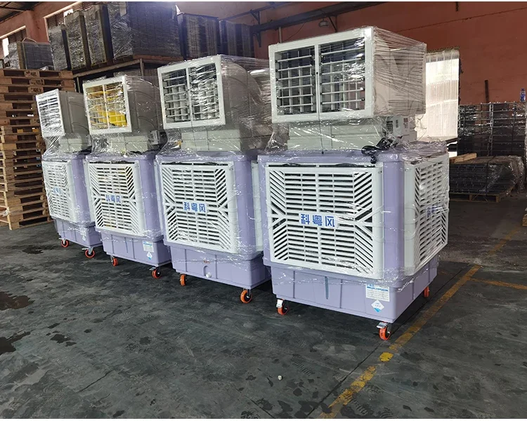 Portable Air Cooler 18000m³/h Single Sided Discharge Top Rated Evaporative Type for Indust