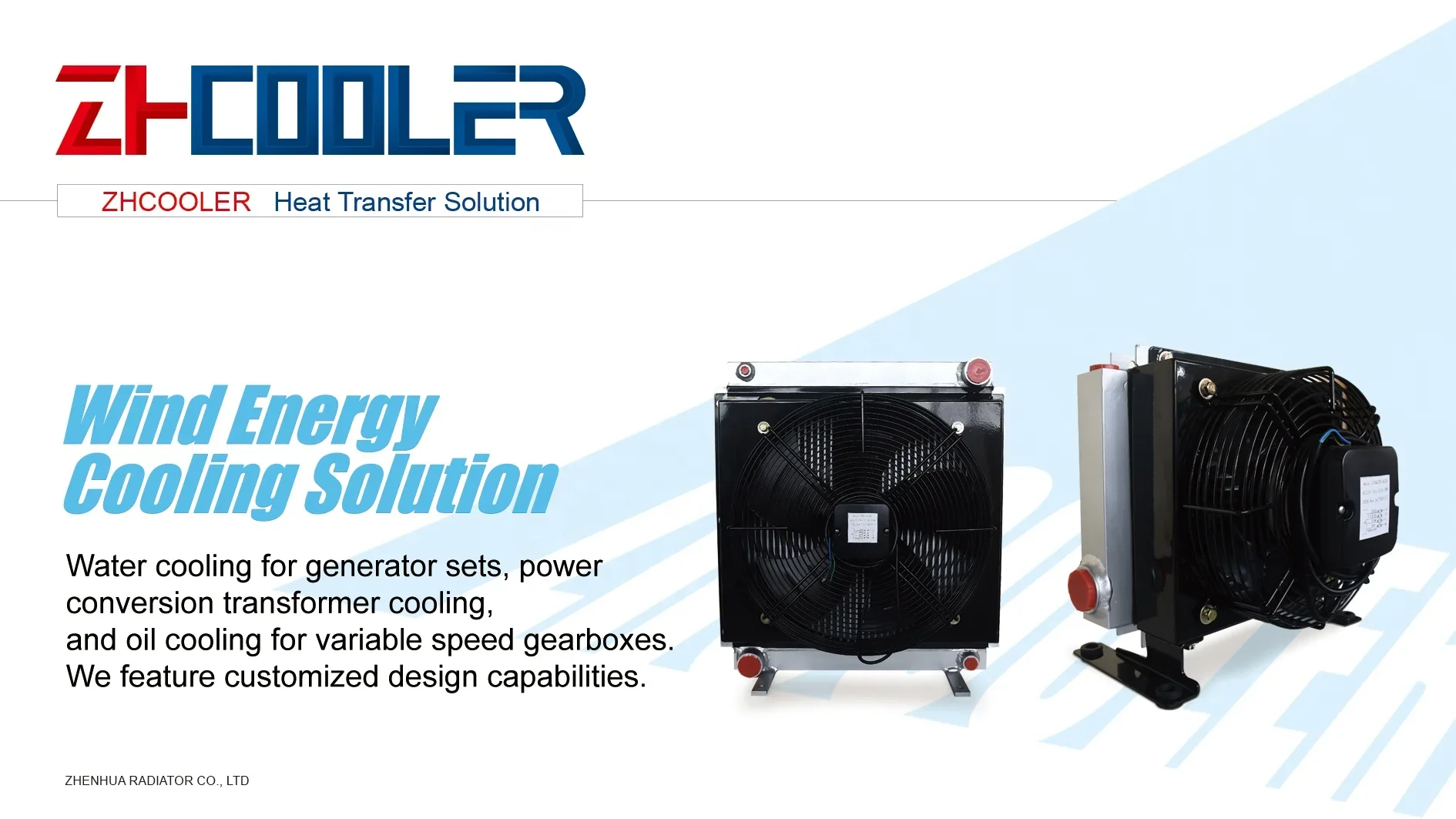 Customisable Water Glycol Immersion Cooling Adiabatic Fluid Coolers Dry Coolers