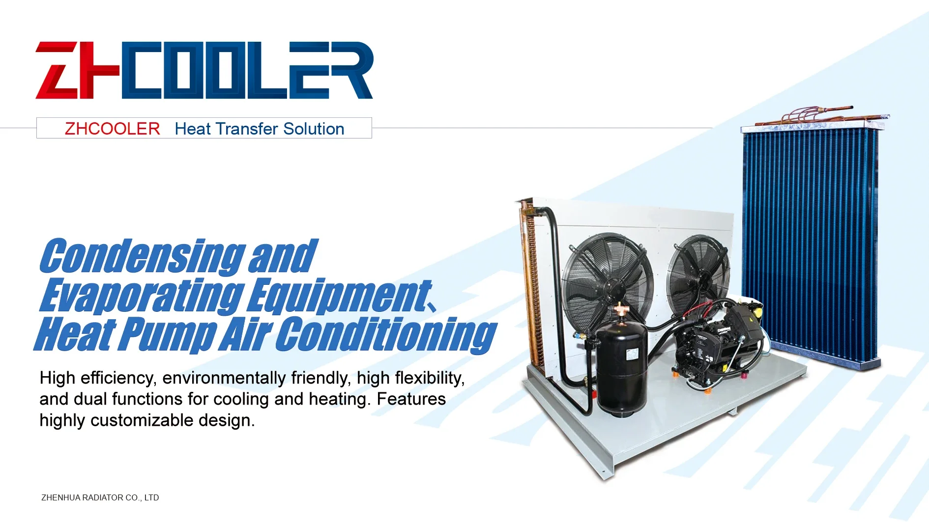 Customisable Water Glycol Immersion Cooling Adiabatic Fluid Coolers Dry Coolers