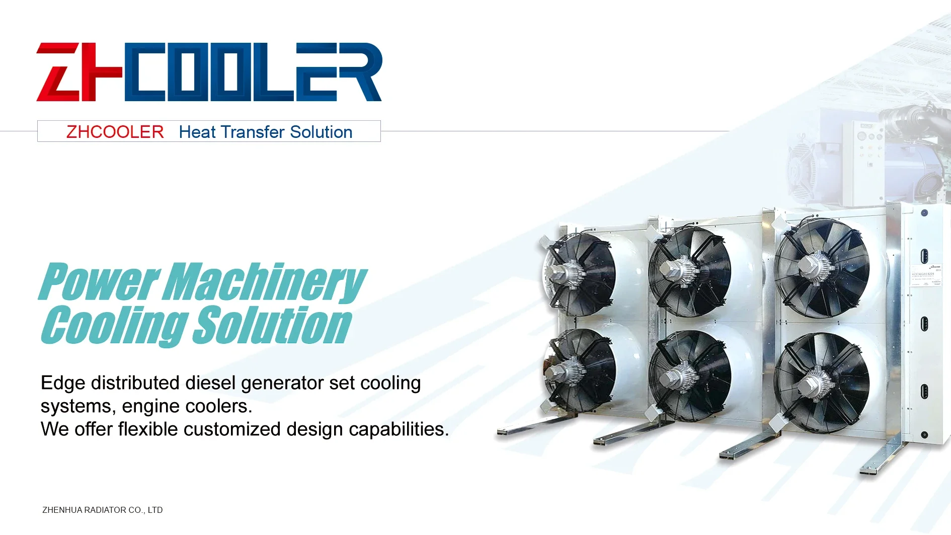 Customisable Water Glycol Immersion Cooling Adiabatic Fluid Coolers Dry Coolers