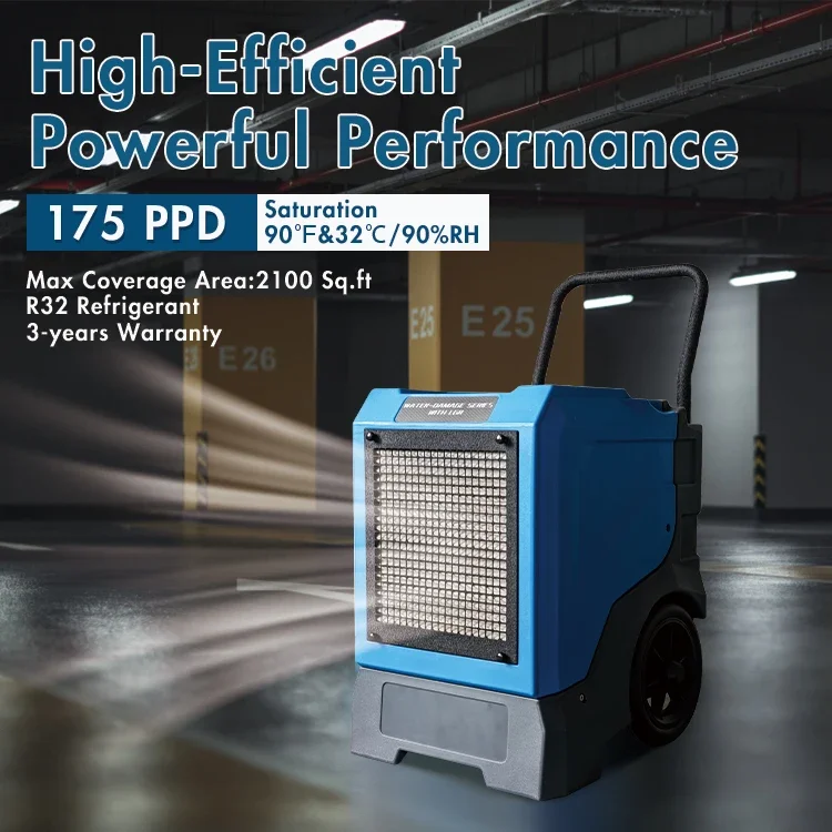Preair R32 LGR 175 Pints Water Damage Restoration Dehumidifier Air Dryer Industrial