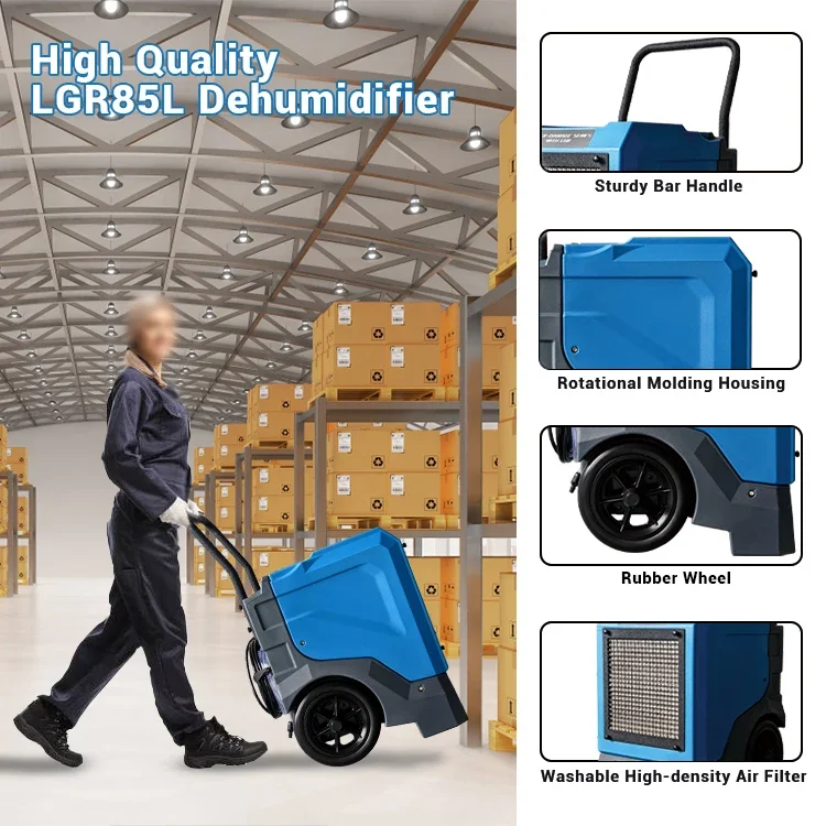 Preair R32 LGR 175 Pints Water Damage Restoration Dehumidifier Air Dryer Industrial