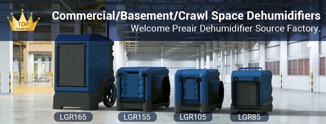 Preair R32 LGR 175 Pints Water Damage Restoration Dehumidifier Air Dryer Industrial