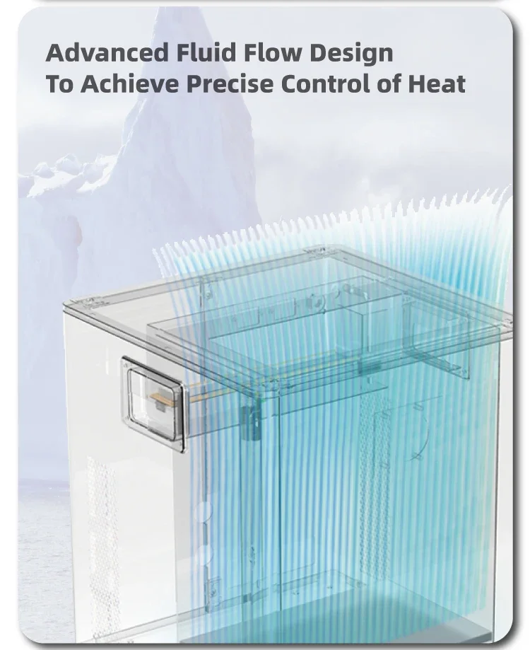 Customized Low Noise Oil Immersion Cooling System for 1 Server Water Cooling Tank Overcloc