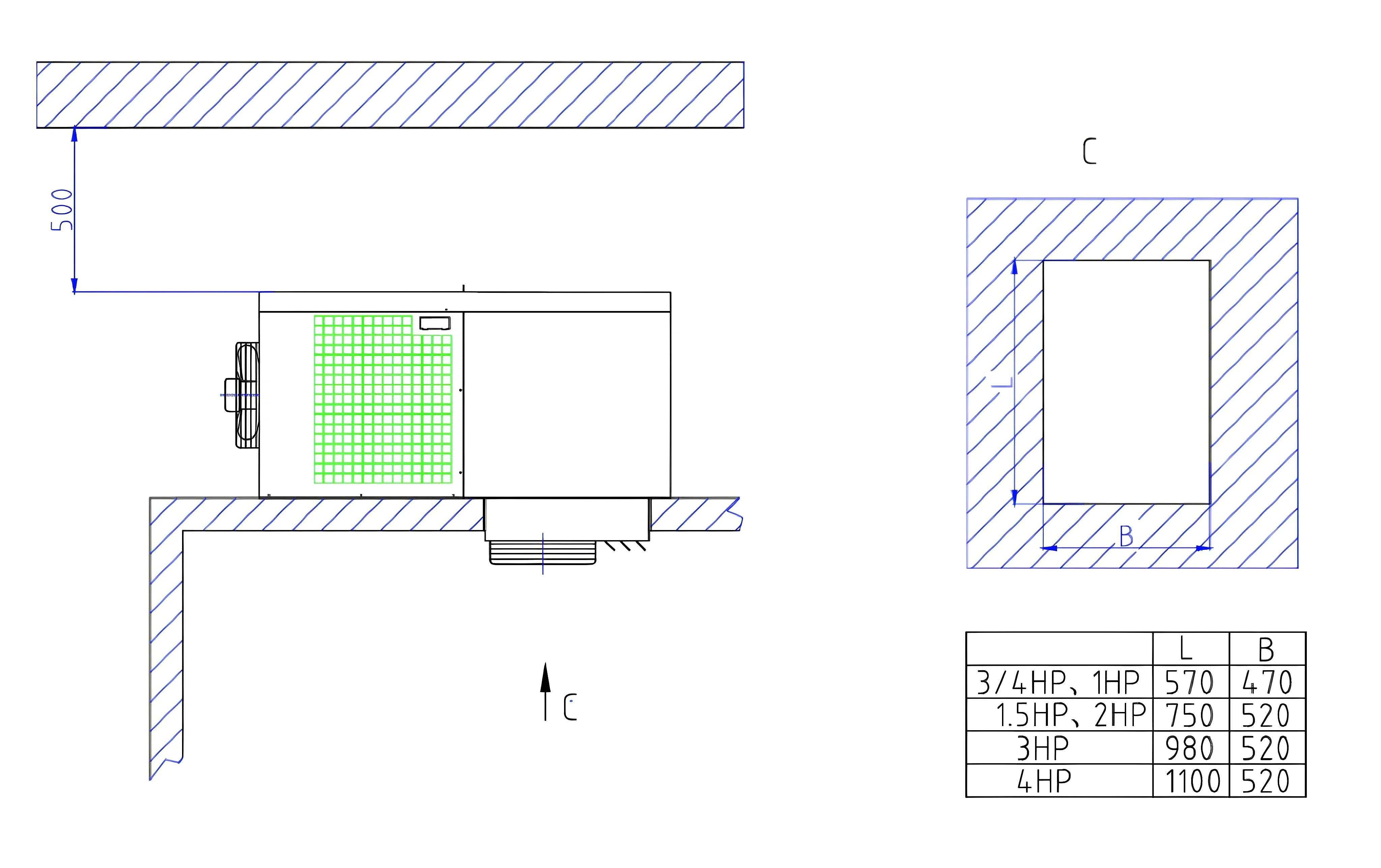 Icebear High Power Commercial Refrigeration Condensing Unit for Restaurant Use in the USA