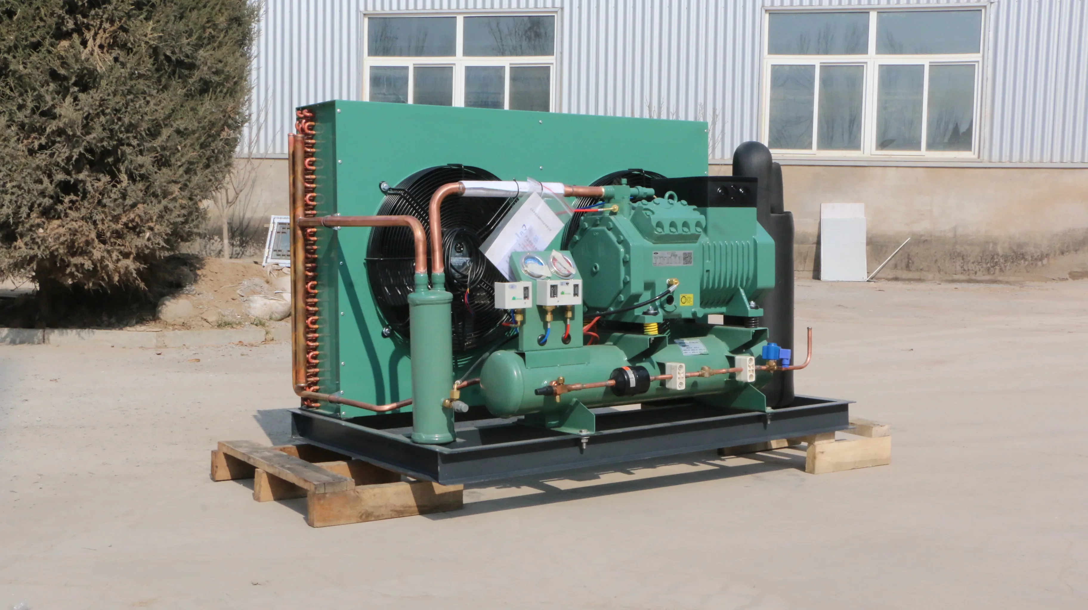 BITZER Refrigerator Condenser Freezer Refrigeration Unit Condensing Unit Price Air Cooled 