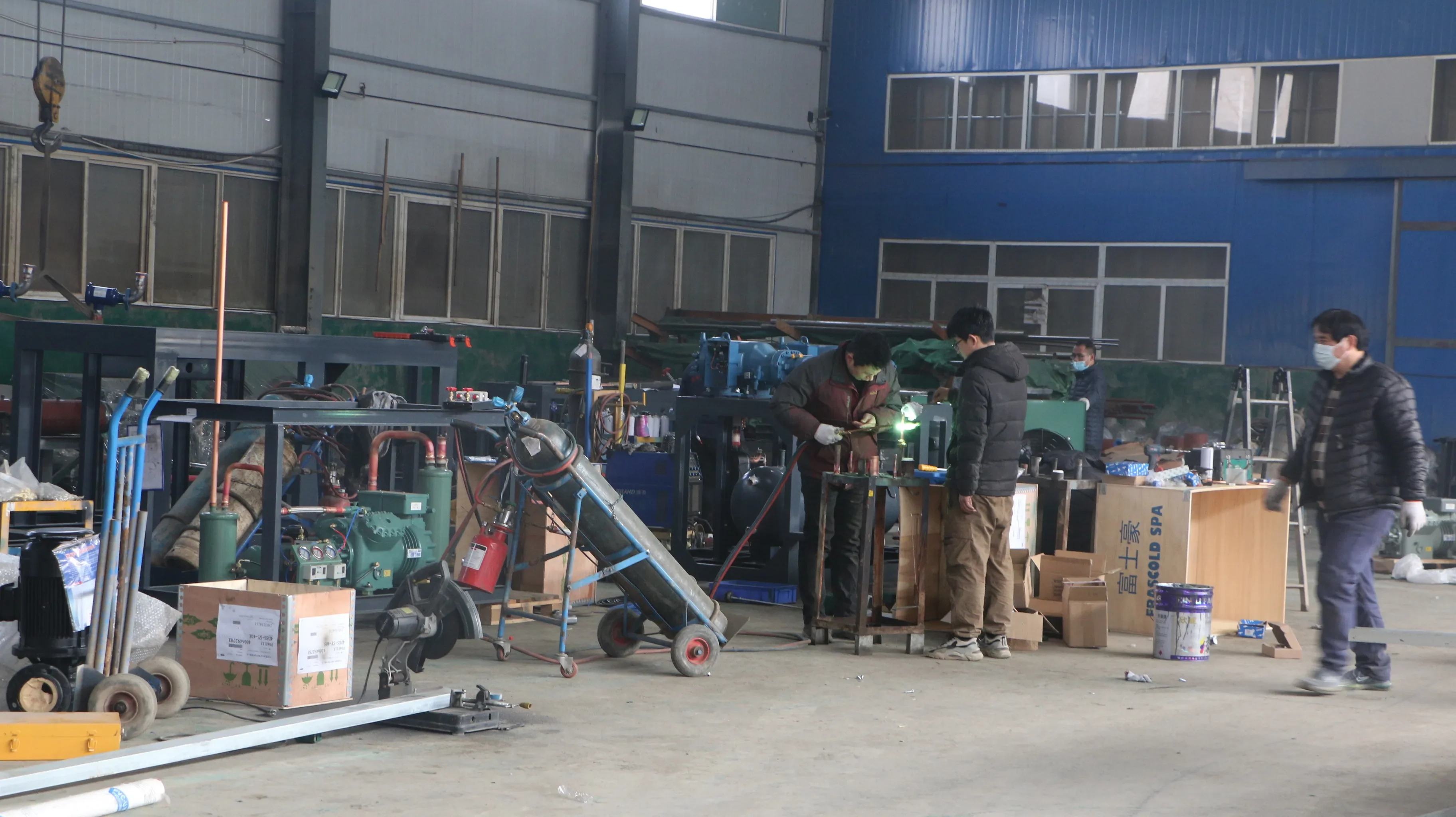 BITZER Refrigerator Condenser Freezer Refrigeration Unit Condensing Unit Price Air Cooled 