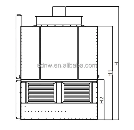 New Cold Storage Room Evaporative Air Cooler Condensing Unit with Engine and Motor Refrige