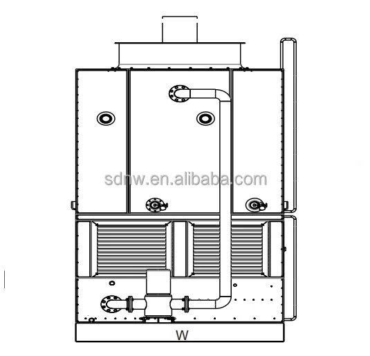 New Cold Storage Room Evaporative Air Cooler Condensing Unit with Engine and Motor Refrige