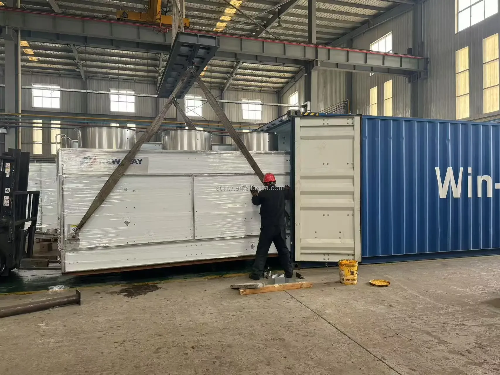 New Cold Storage Room Evaporative Air Cooler Condensing Unit with Engine and Motor Refrige