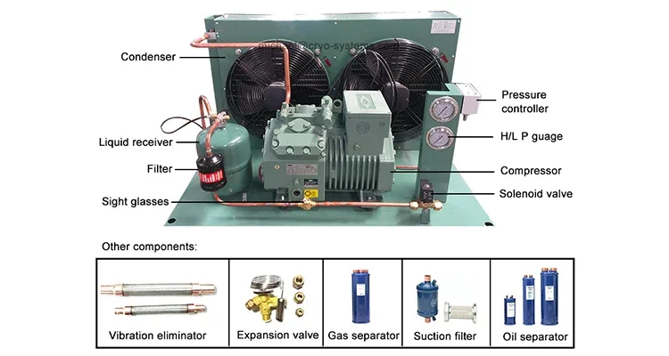 Aidear 7.5hp Refrigeration Evaporative Condensing Unit for Liquid Monoblock