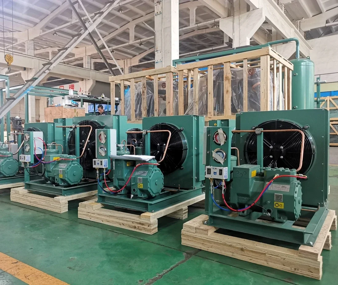 Cooling Compressor System Condenser Unit Refrigeration Cold Storage Room Freezer Condensin