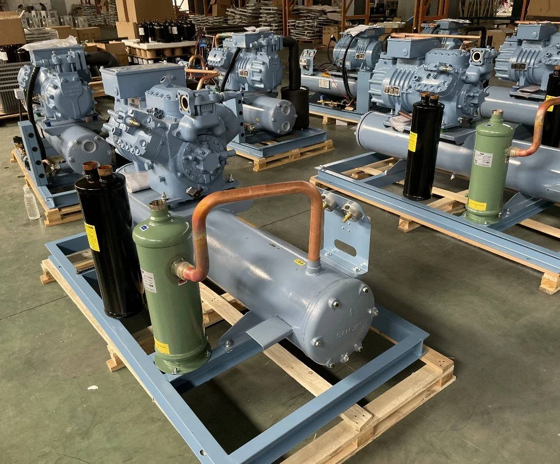 Cooling Compressor System Condenser Unit Refrigeration Cold Storage Room Freezer Condensin