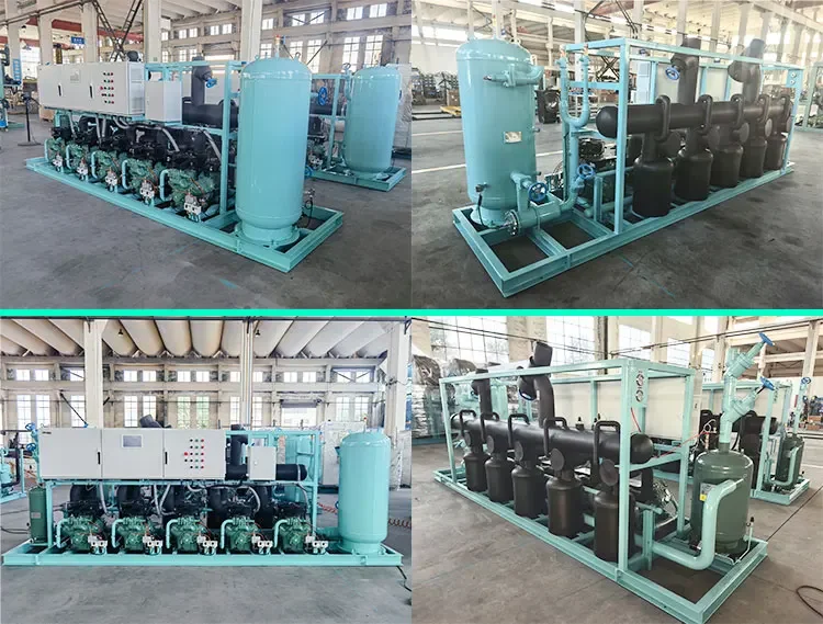 Rack Condensing Unit Multi Compressor Refrigeration System for Cold Room
