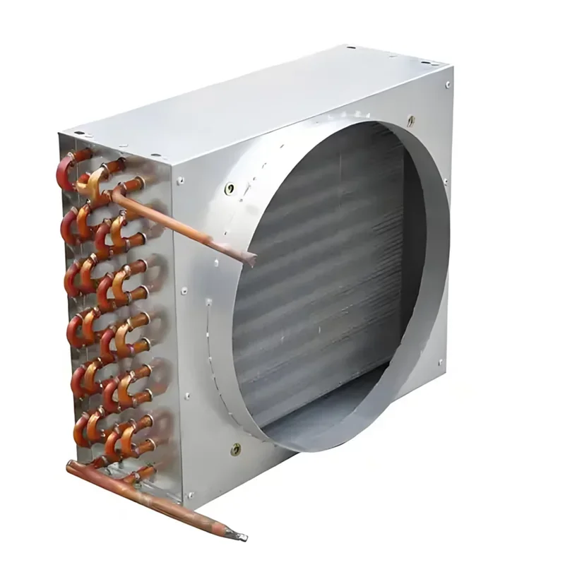 Air Cooled Copper Condenser Unit Black Color for Cold Room Refrigeration &amp; Heat Exchan