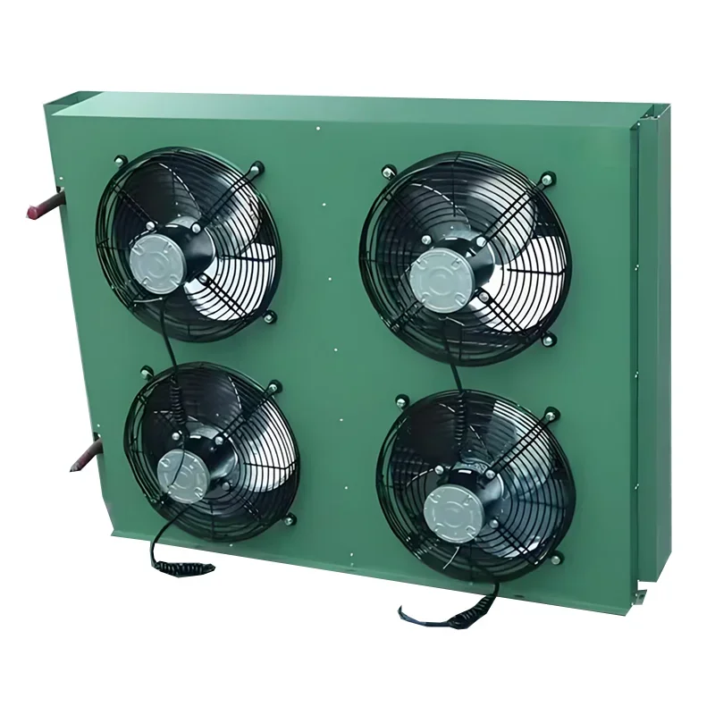 Air Cooled Copper Condenser Unit Black Color for Cold Room Refrigeration &amp; Heat Exchan