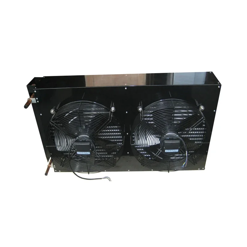 Air Cooled Copper Condenser Unit Black Color for Cold Room Refrigeration &amp; Heat Exchan