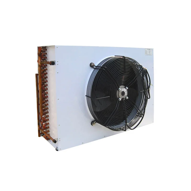 Air Cooled Copper Condenser Unit Black Color for Cold Room Refrigeration &amp; Heat Exchan
