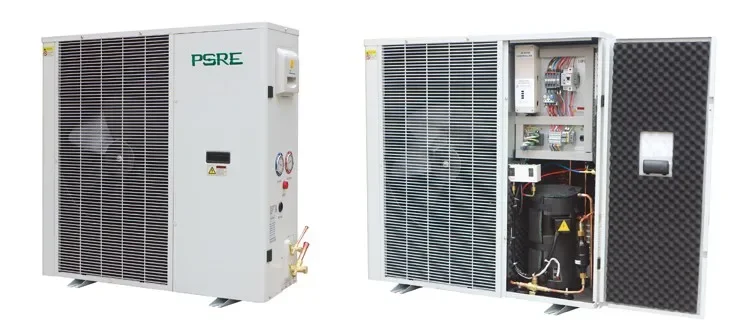 Precision Cooling Performance Full DC Inverter Condensing Unit Hitachi Compressor Motor En